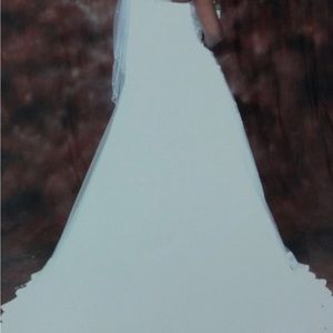 Wedding dress with Trail